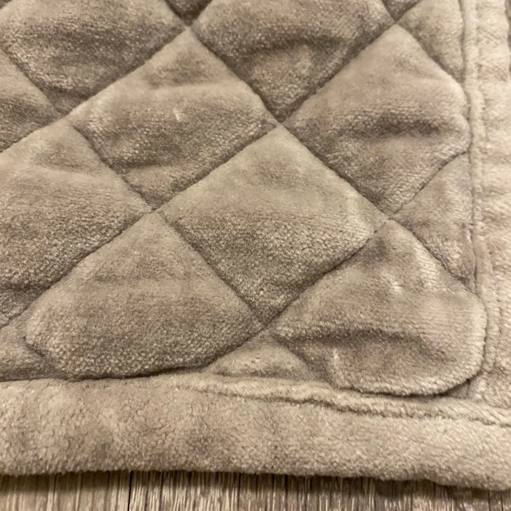 Restoration Hardware RH Velvet Euro Pillow Sham Gray